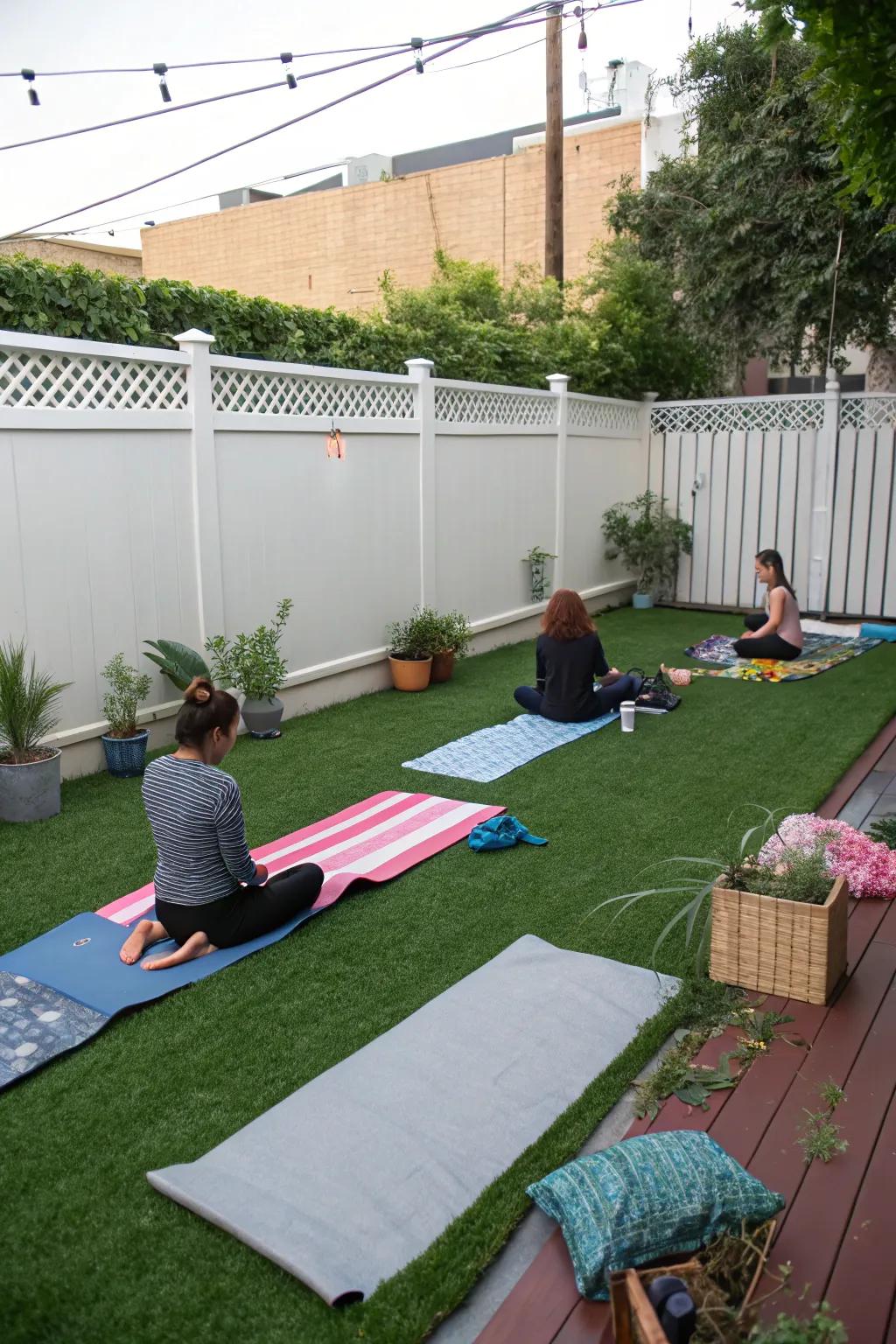 A versatile space for various outdoor activities.