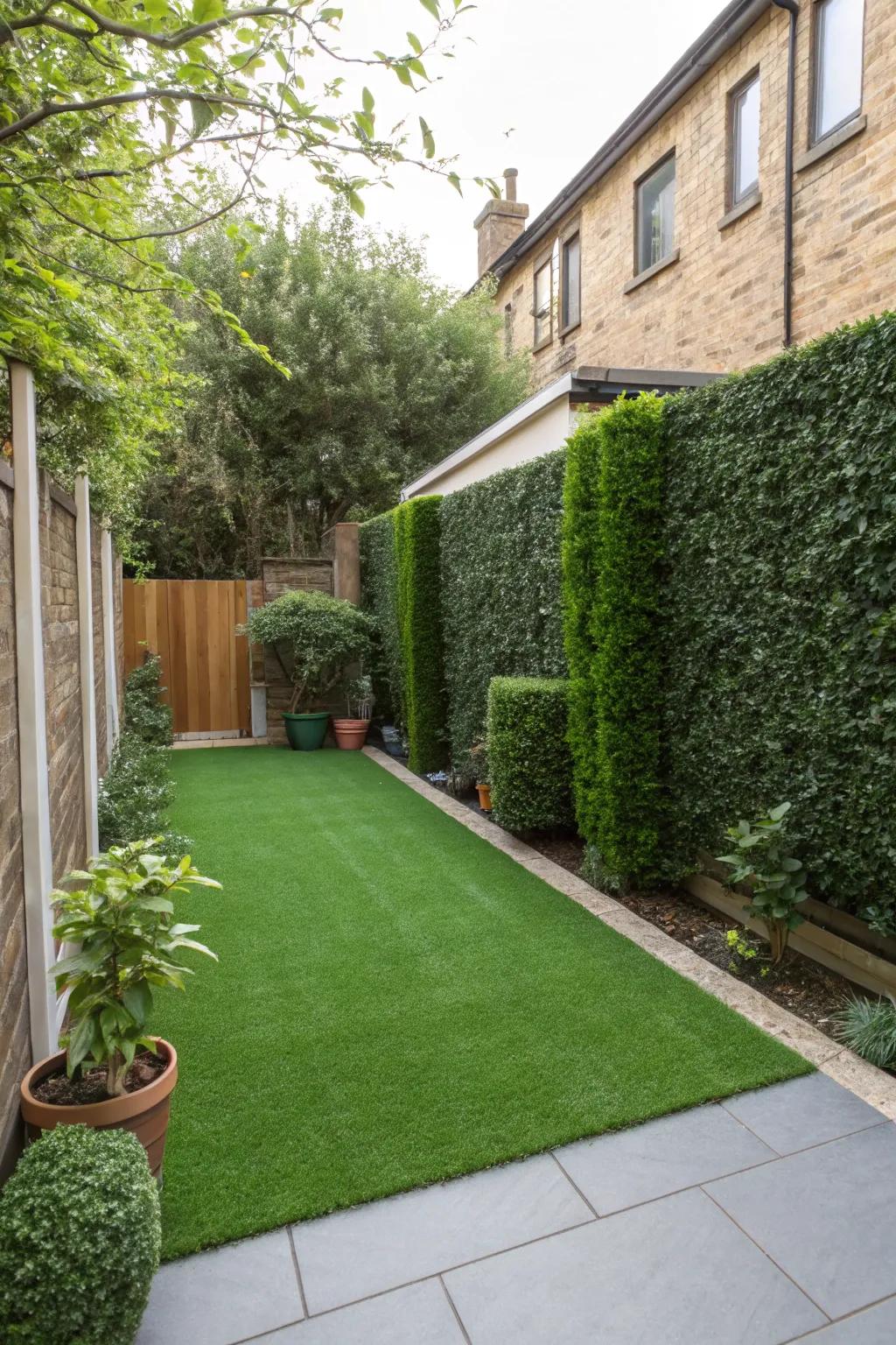 A private retreat encased in greenery.