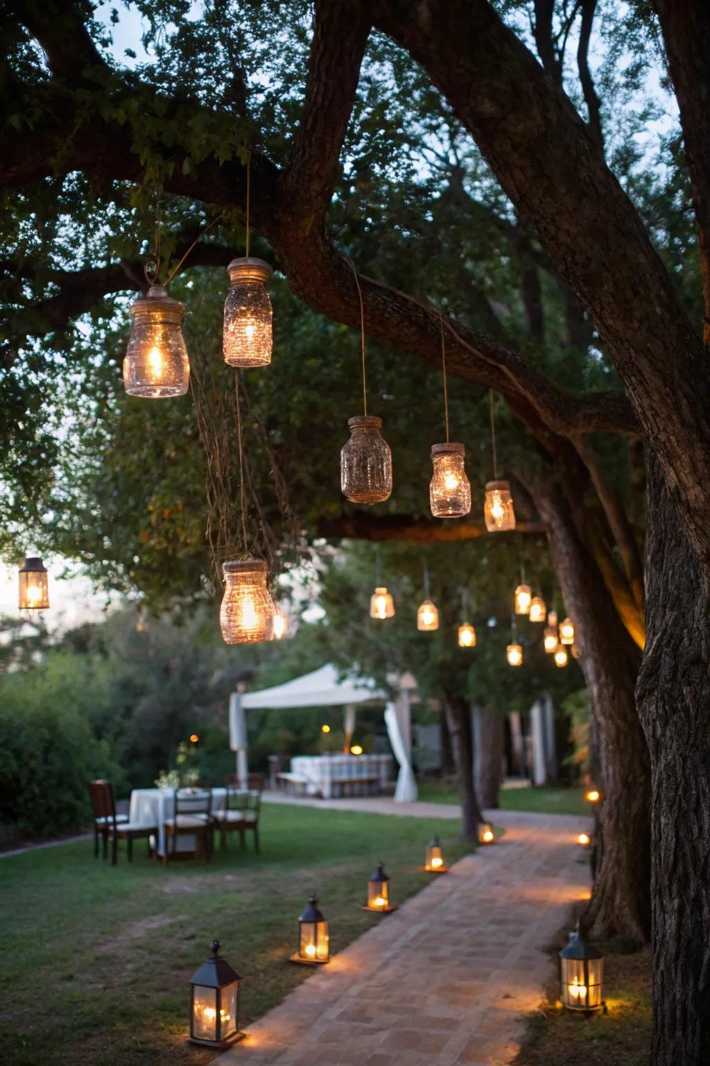 Add whimsy with unique light fixtures.