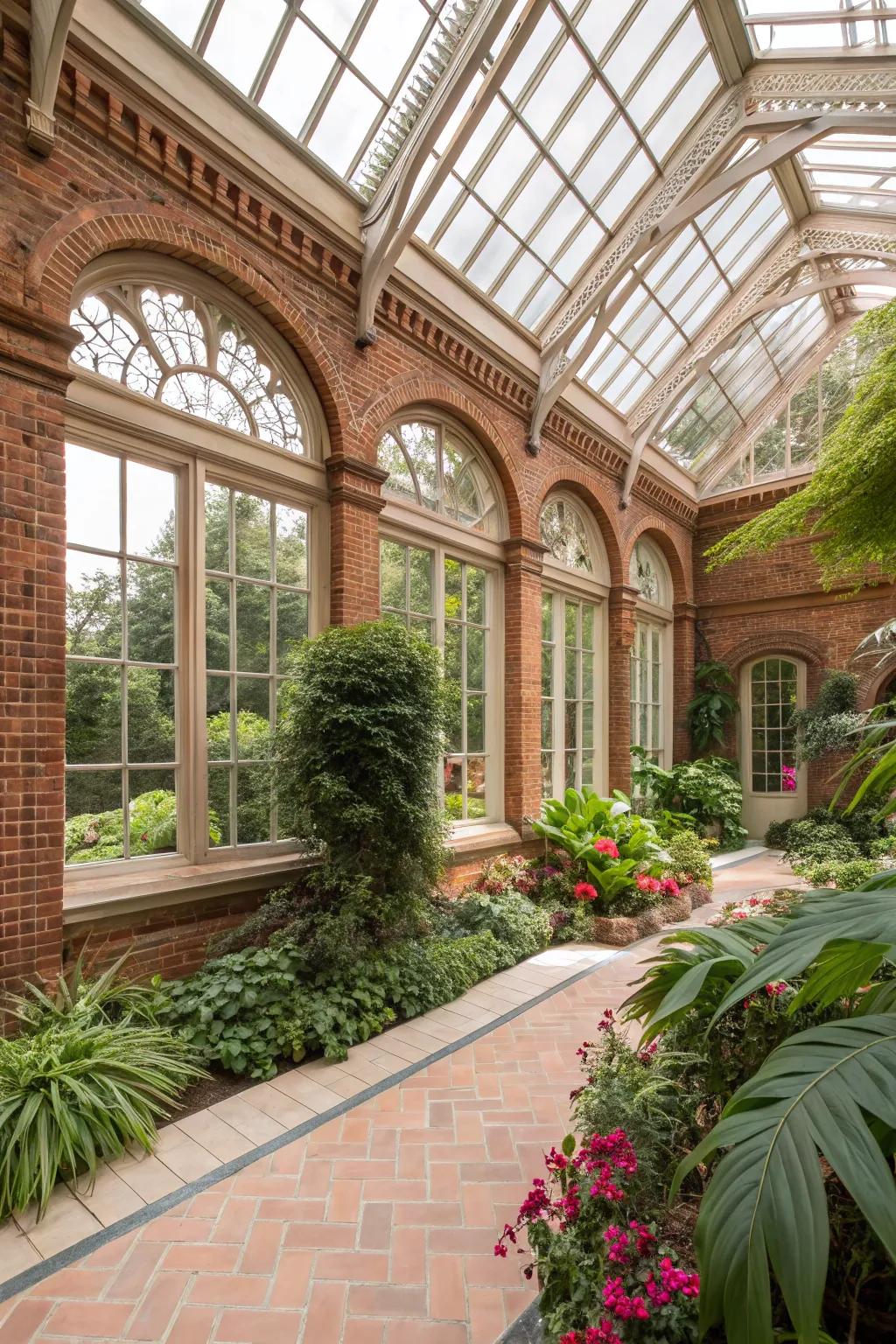 A timeless orangery design combines elegance and warmth.