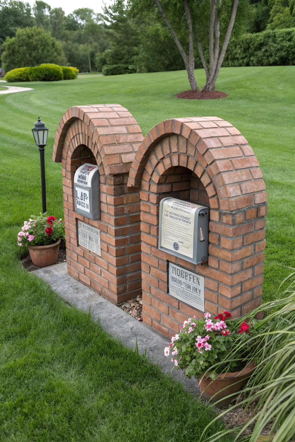 Blend classic design with modern convenience using newspaper slots.