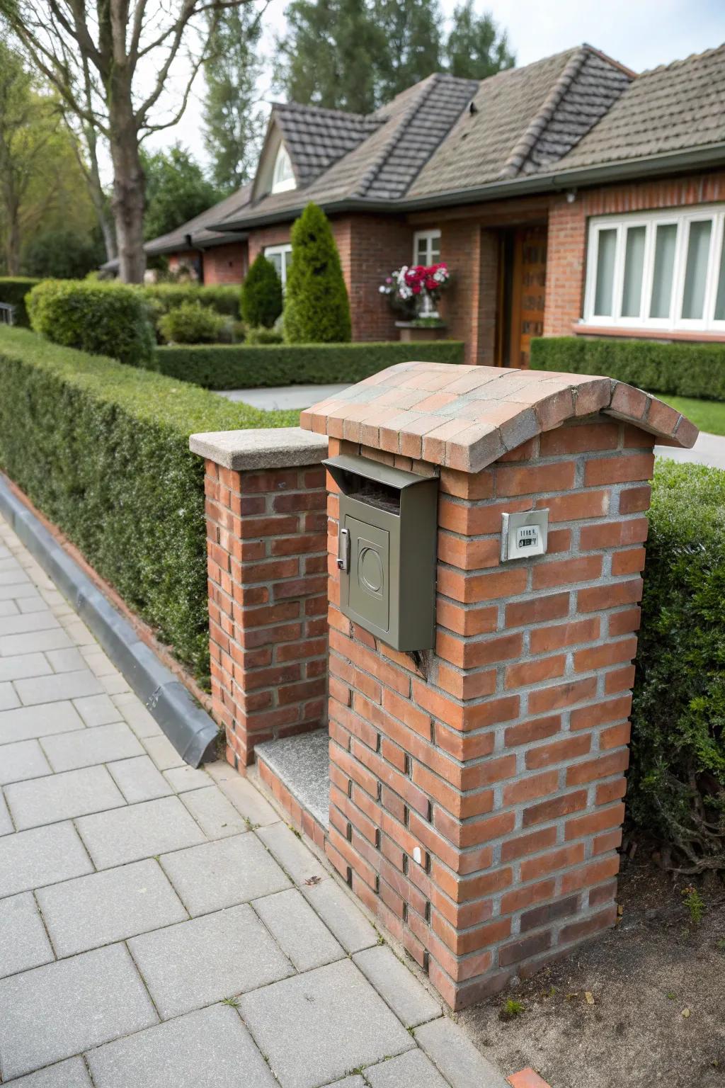 Keep your packages safe with a hidden compartment.