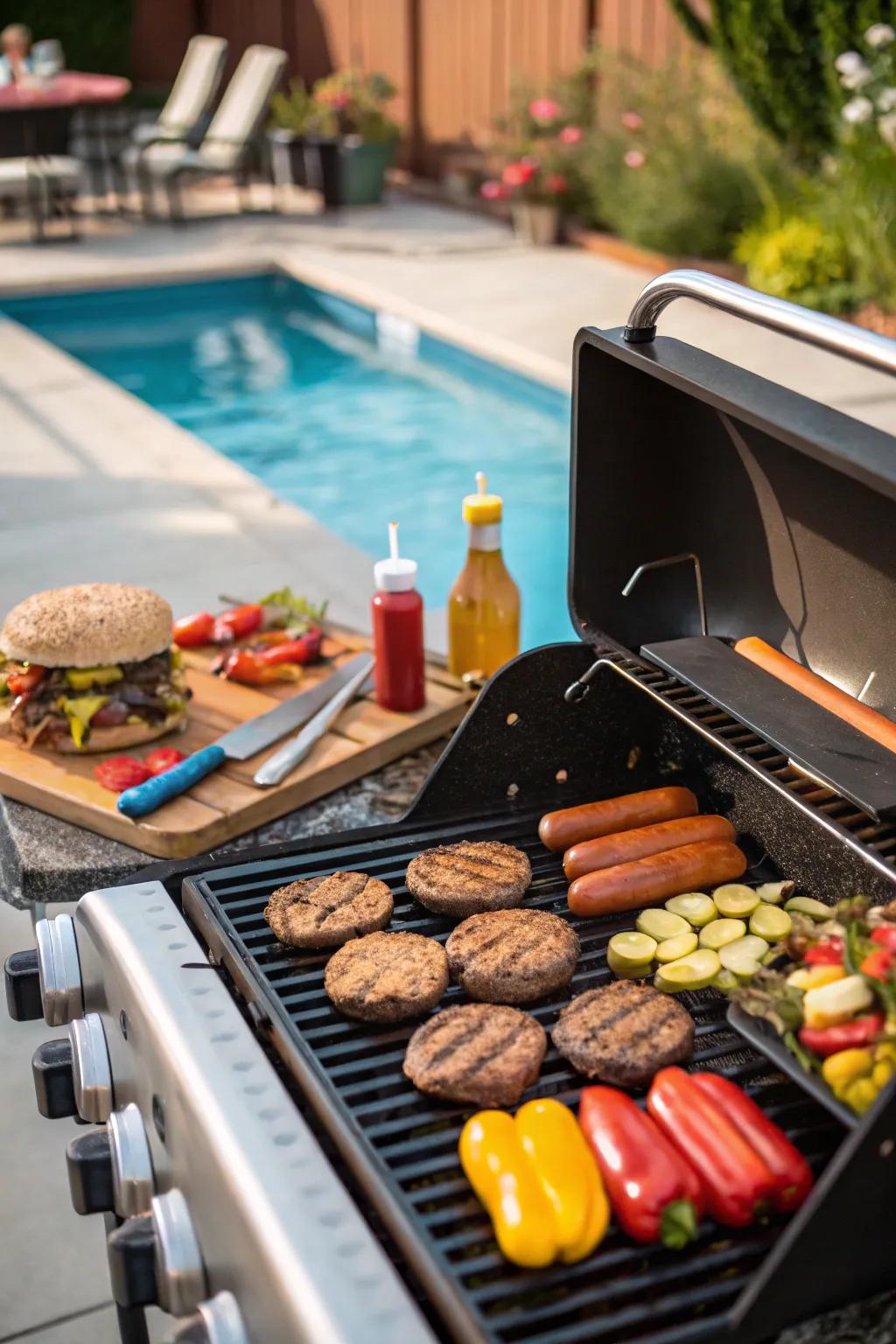Nothing says summer like a sizzling poolside BBQ.