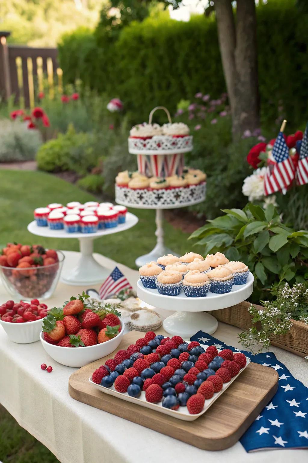 Delight your guests with a colorful array of themed treats.