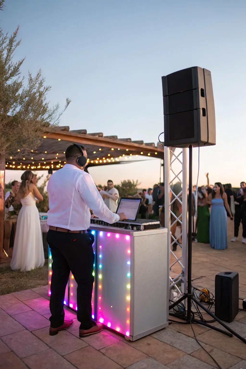 Surprising sound effects bring an element of fun to the celebration.