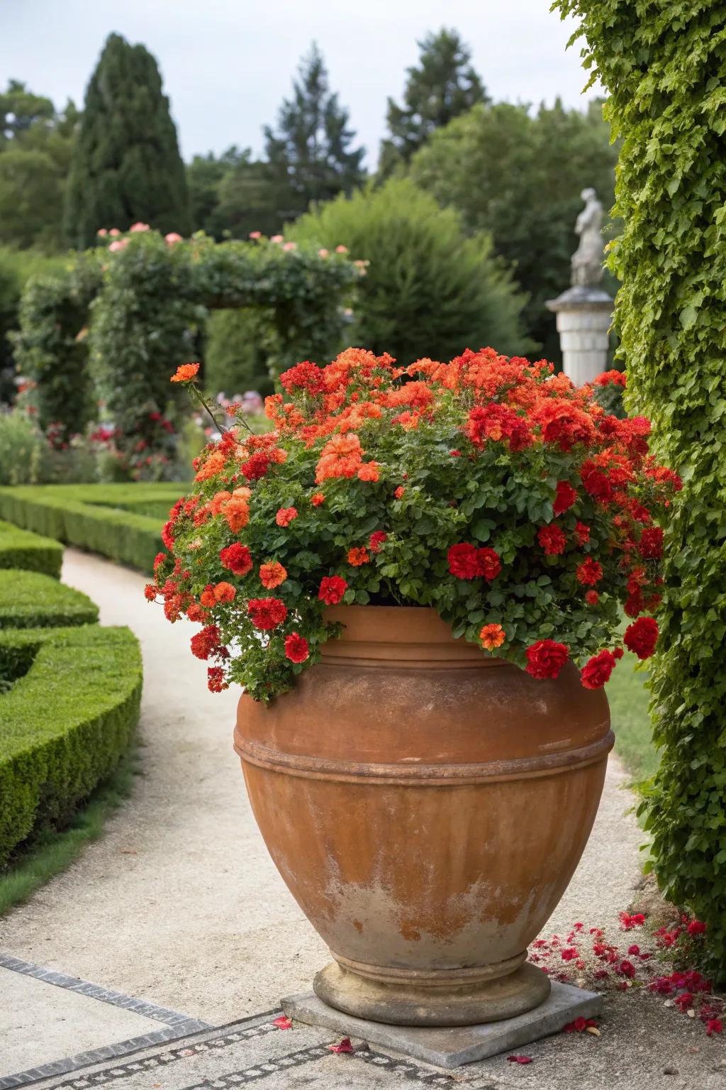 Make a statement with bold garden focal points.