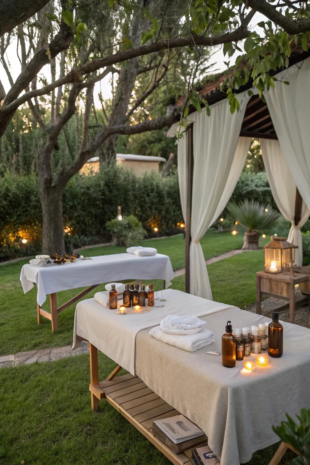 Indulge in relaxation with a DIY spa retreat in your own backyard.