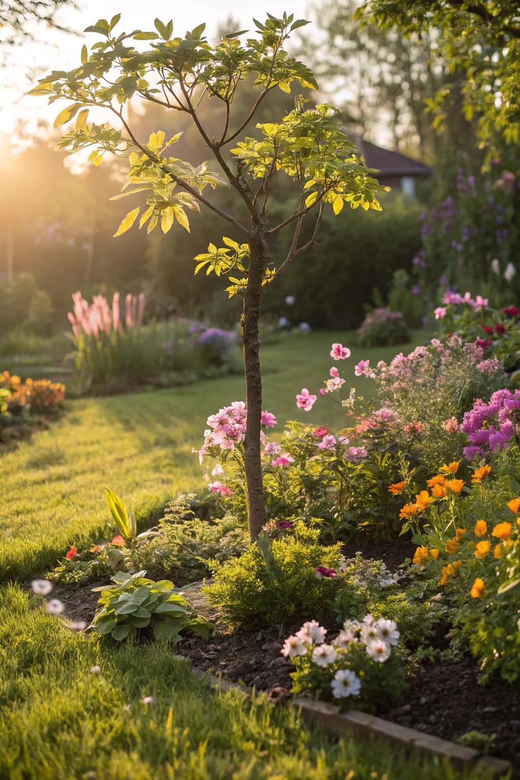 A memory tree growing strong and proud.