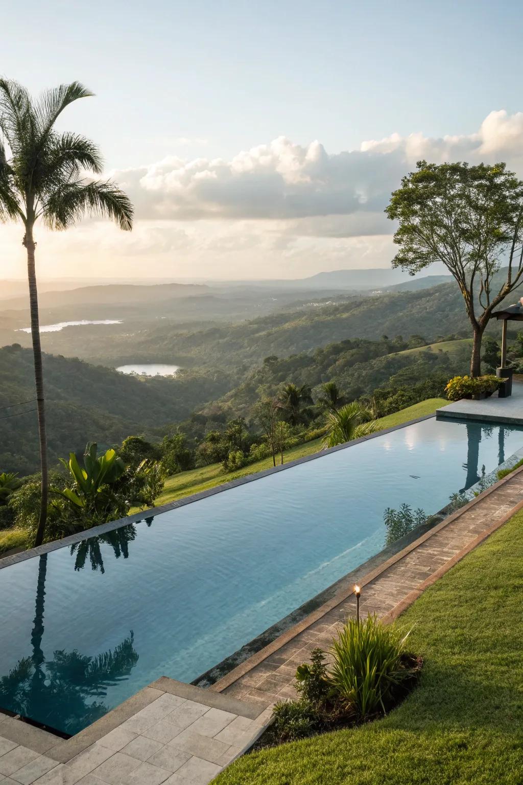 Experience luxury with a breathtaking infinity edge pool.