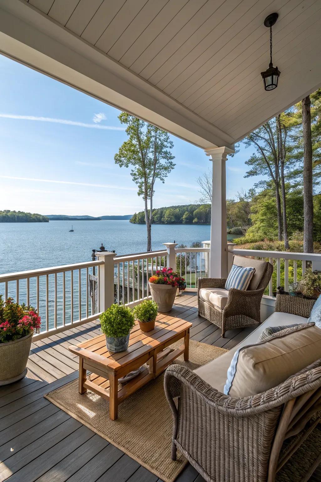 Position your seating to embrace breathtaking views.