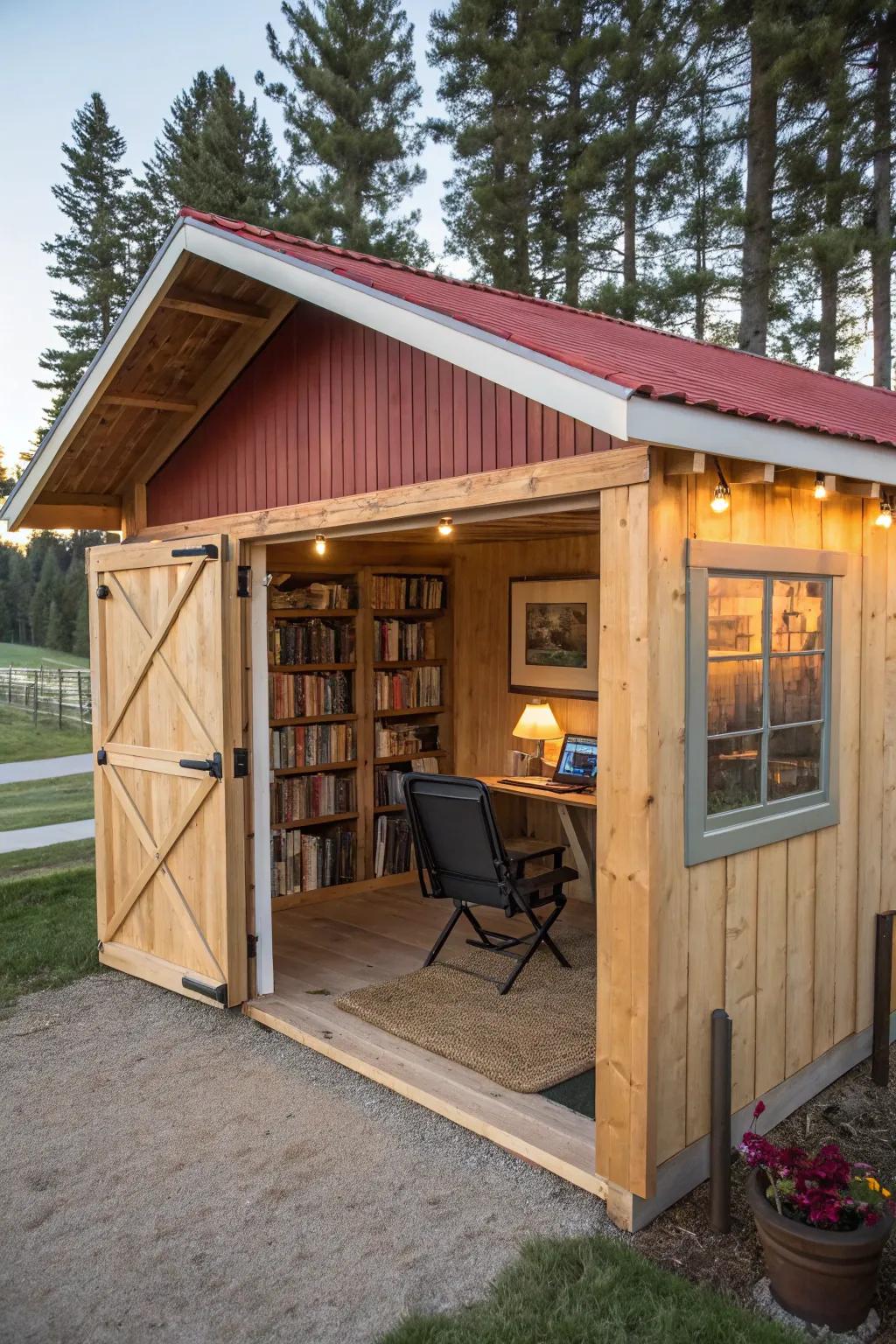 A multi-use space adds unexpected functionality.