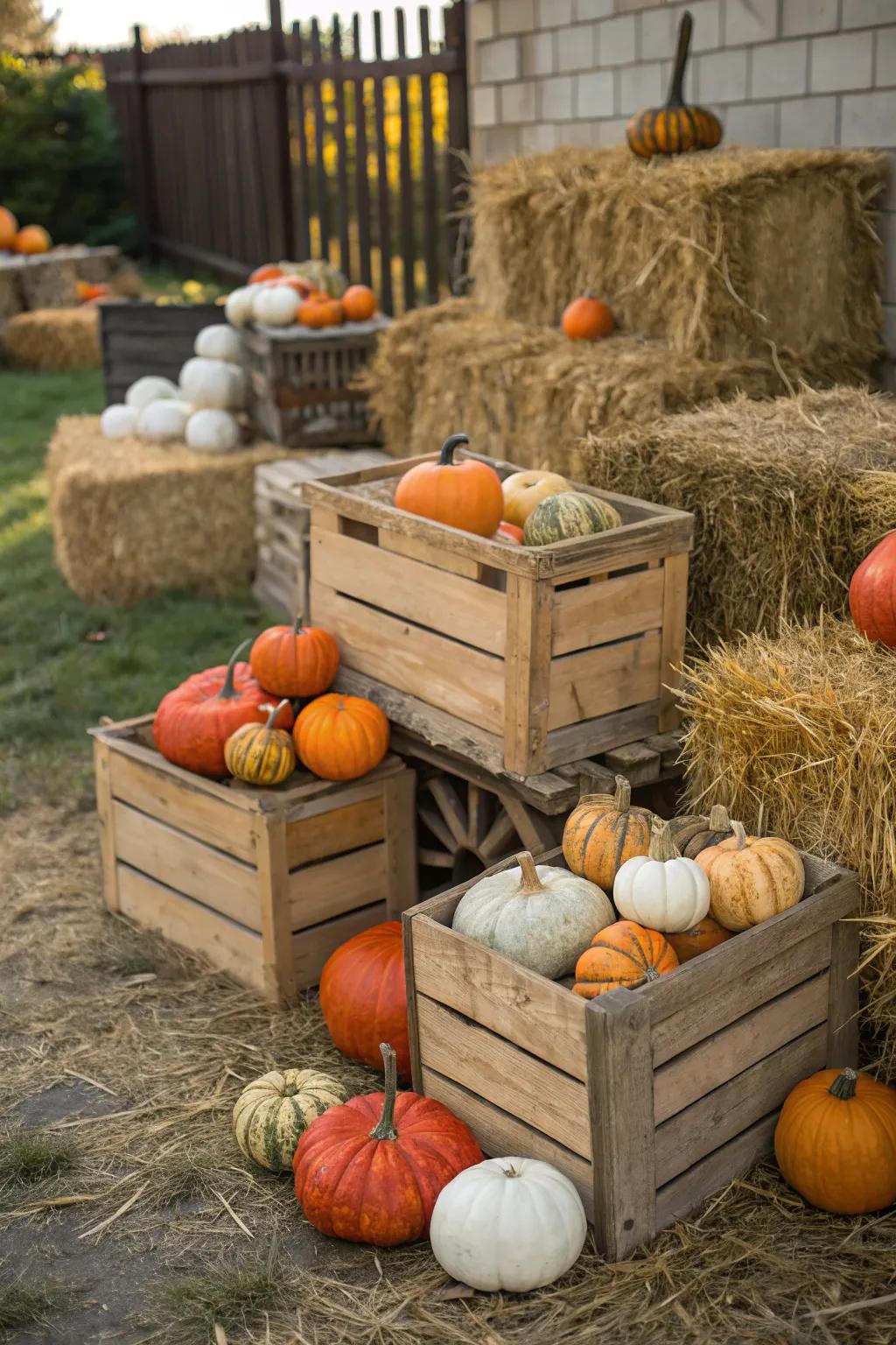 Compact displays can make even small spaces feel festive.