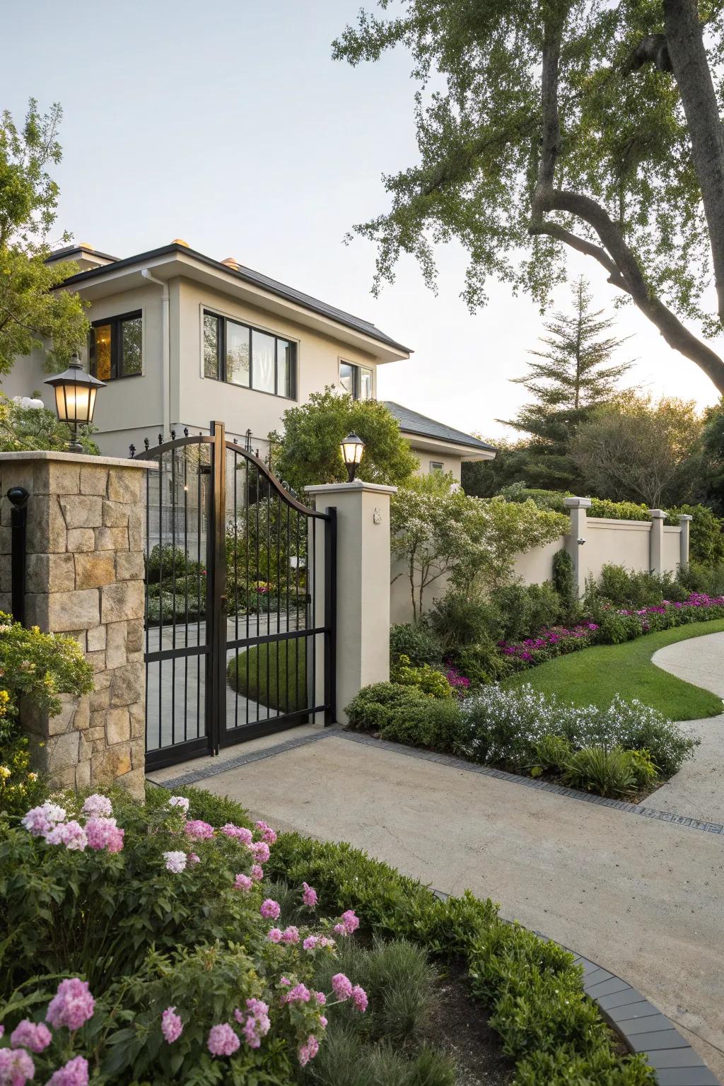 Integrating architectural elements creates a unified aesthetic.