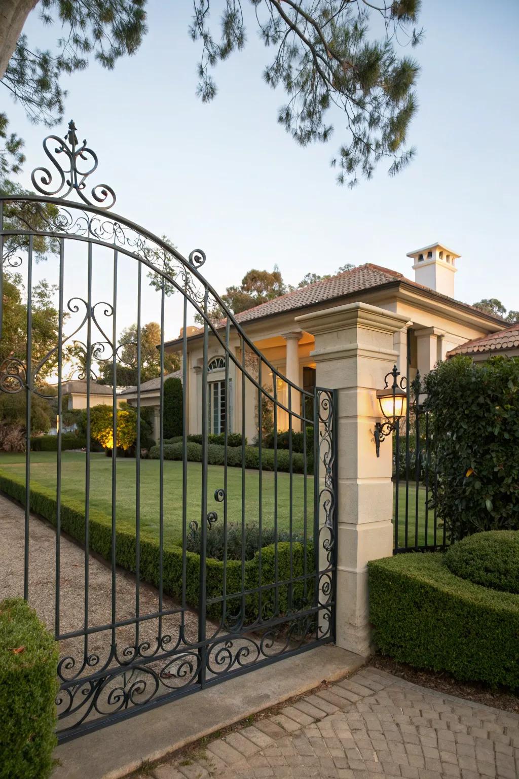 Curved designs add an element of elegance and flow.