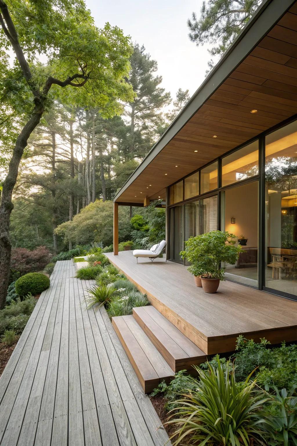 Eco-friendly materials offer a sustainable and elegant solution.