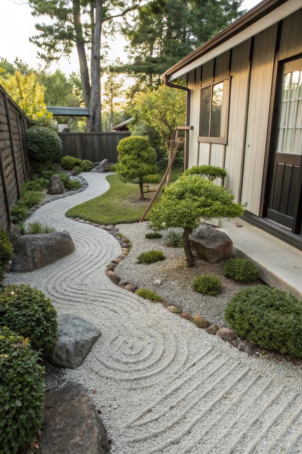 Gravel paths add a traditional touch to your garden.