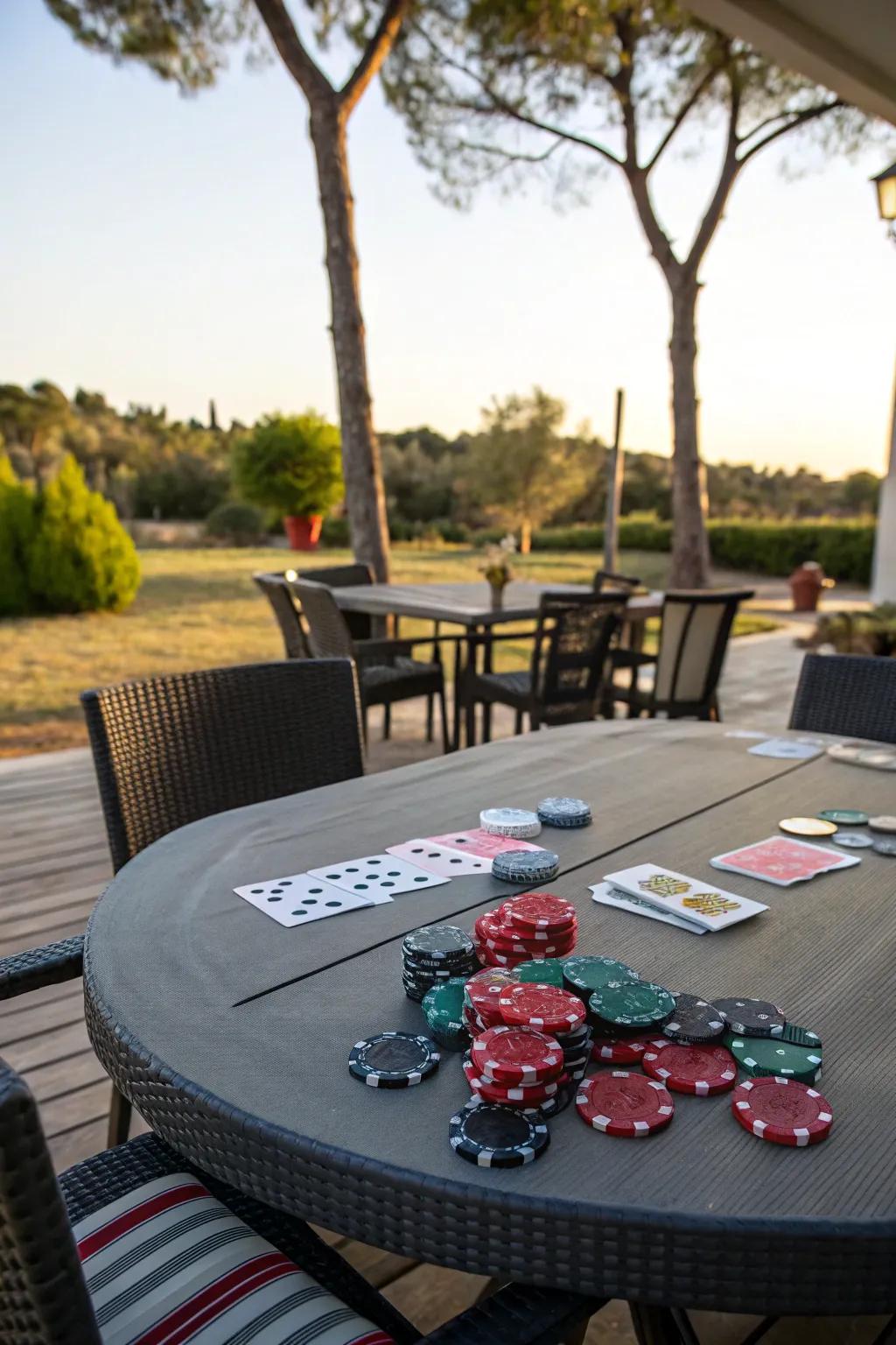 Maximize functionality with a multi-use table perfect for dining and gaming.