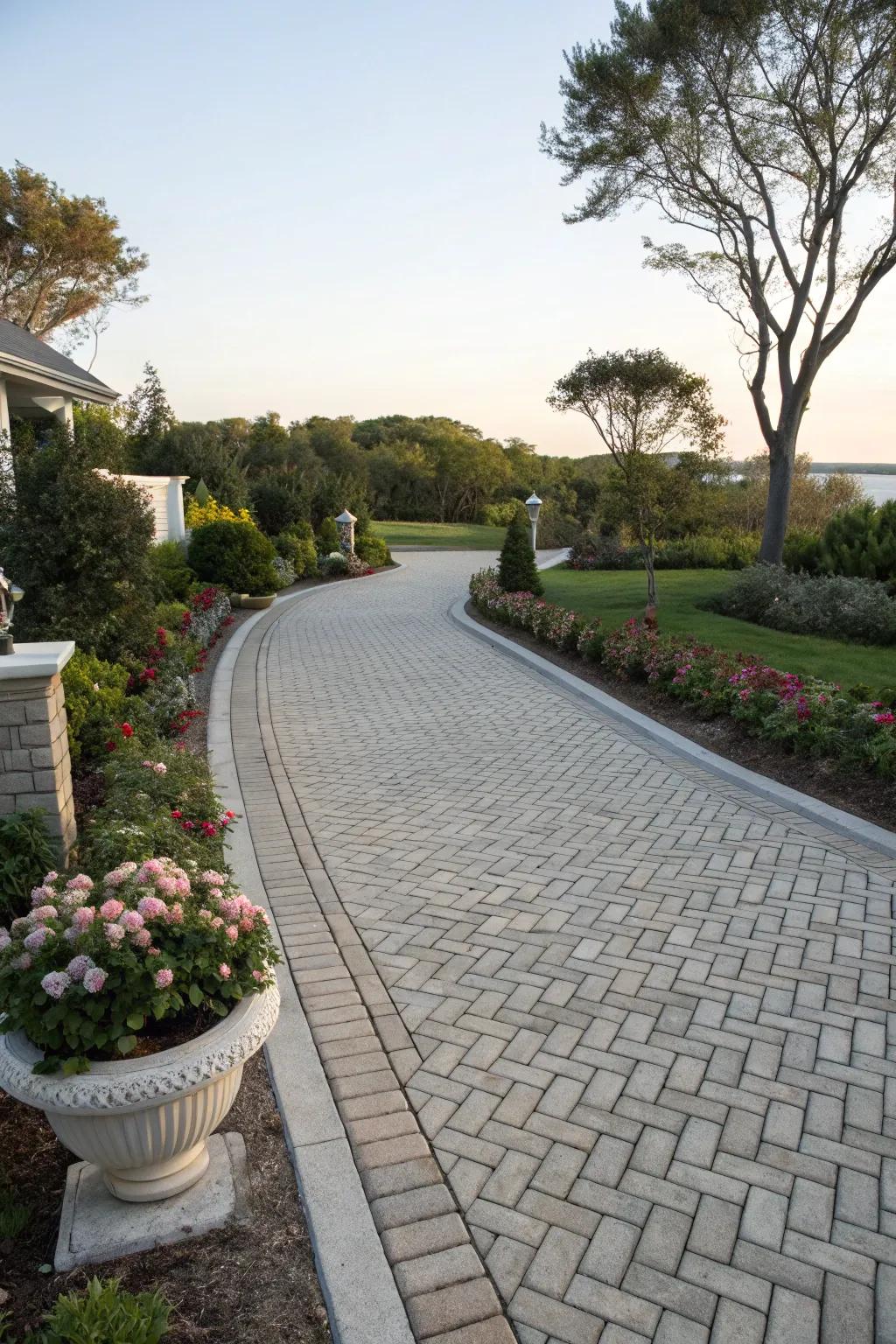 Basket weave patterns bring charm to traditional homes.