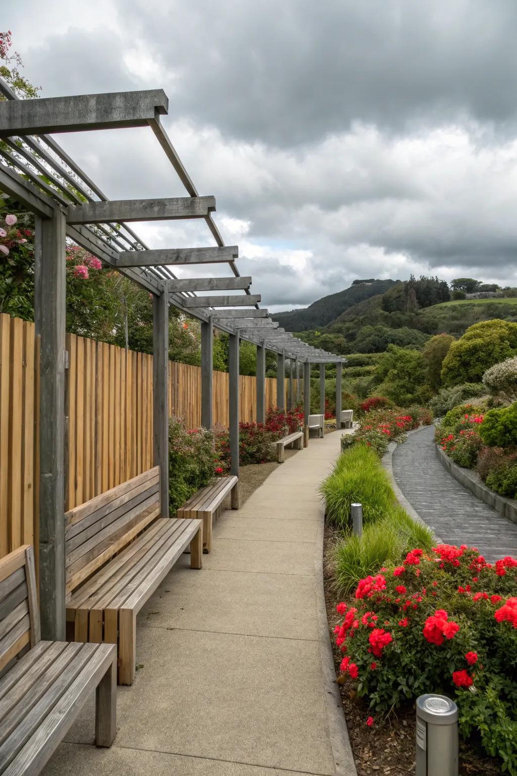 Bold contrasts create visual interest and drama.