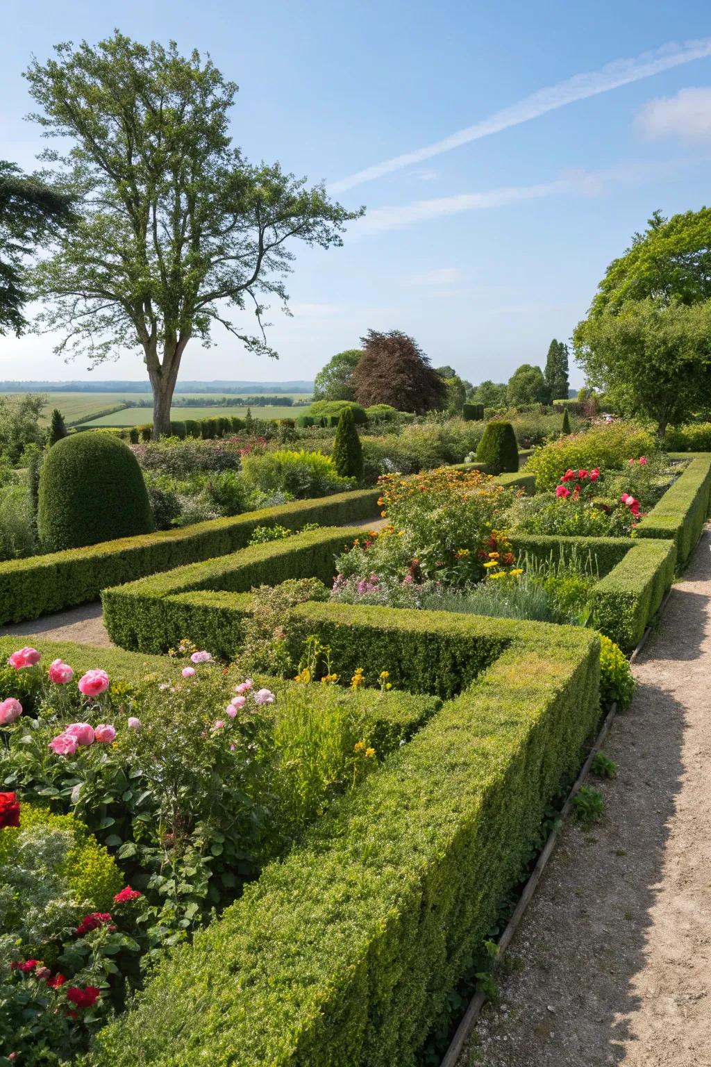 Natural borders bring structure and elegance to your garden landscape.