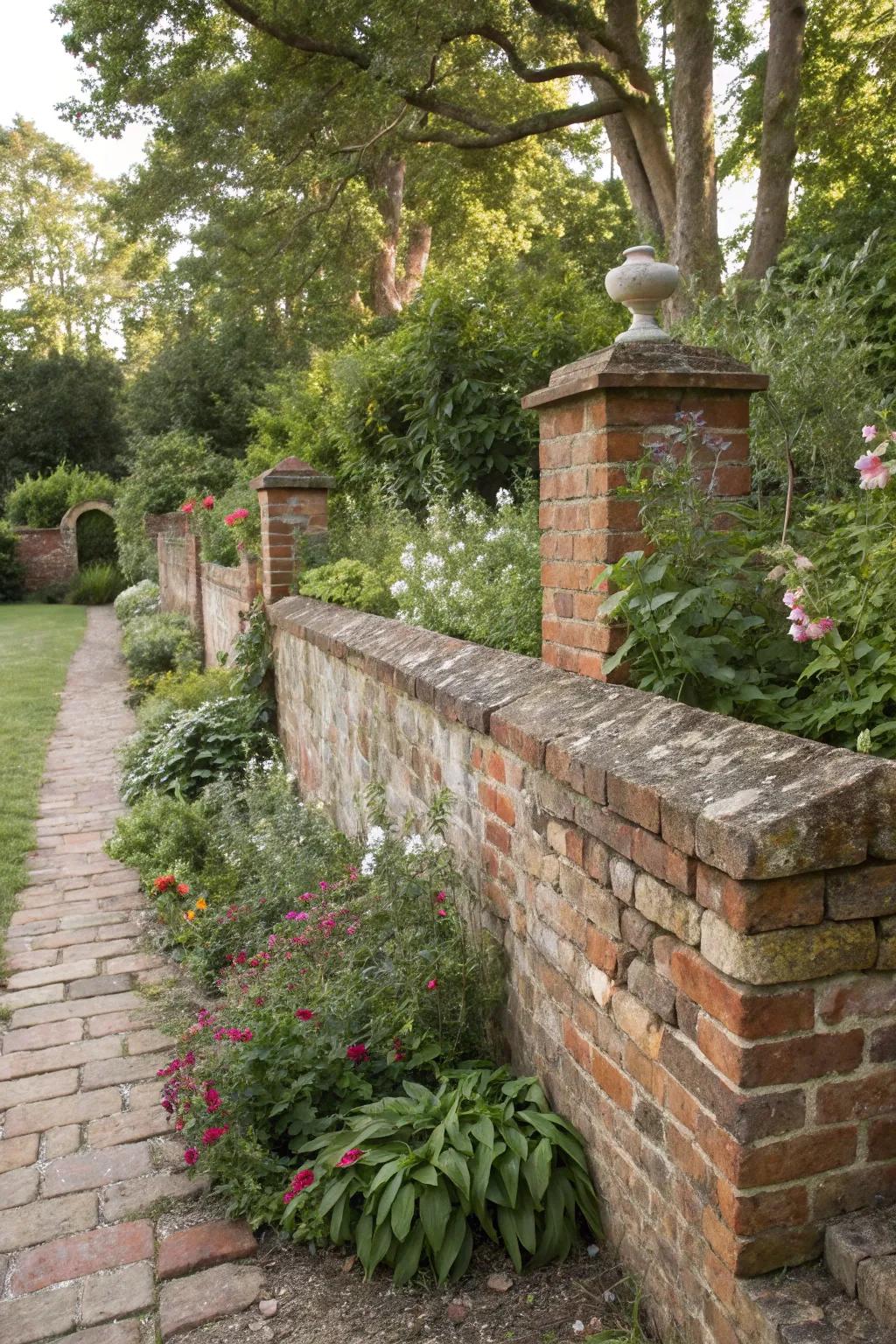 Reclaimed materials add character and sustainability to walls.