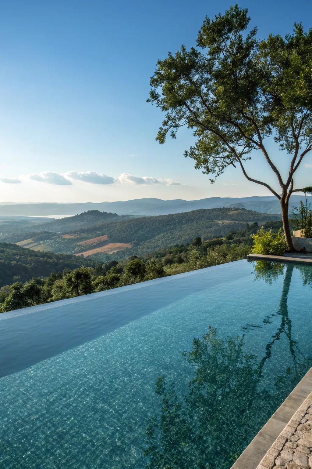 Infinity pools offer a stunning, modern aesthetic.