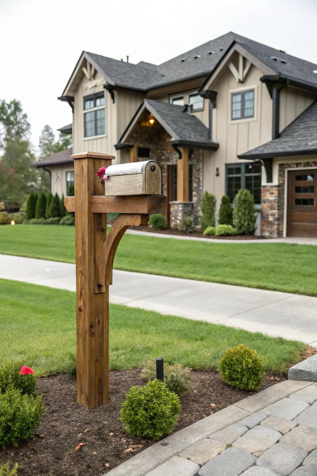 A unique post design can transform the ordinary into the extraordinary.