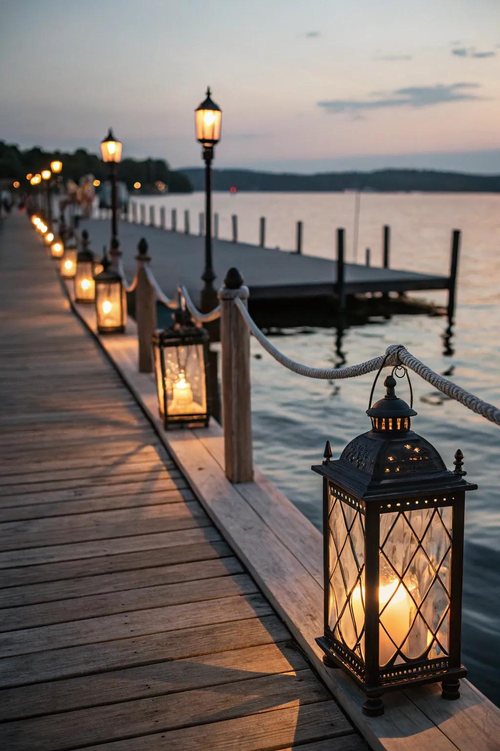 Step back in time with vintage lanterns.