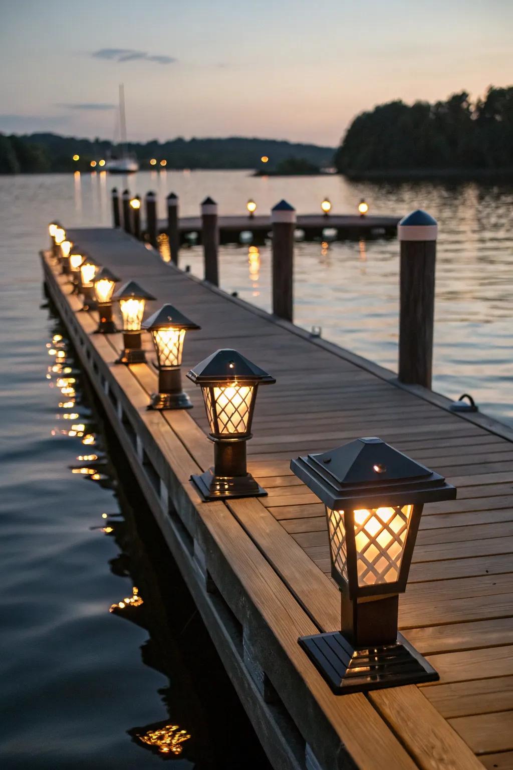 Set the perfect mood with dimmable lights.