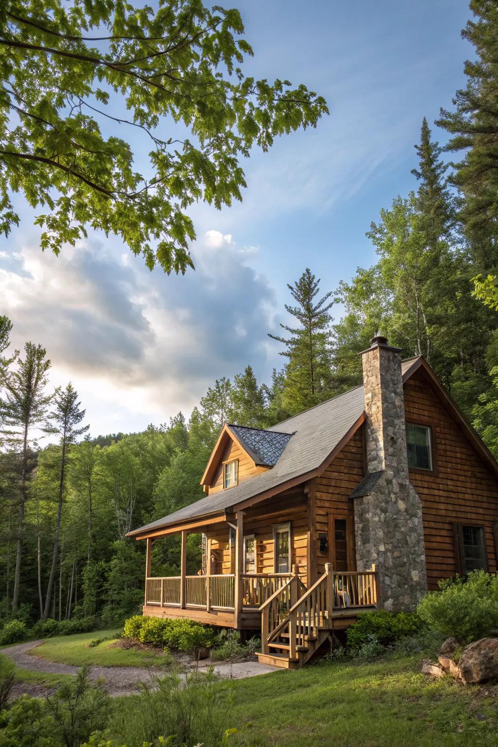 Engineered wood siding offers a sustainable and stylish solution.