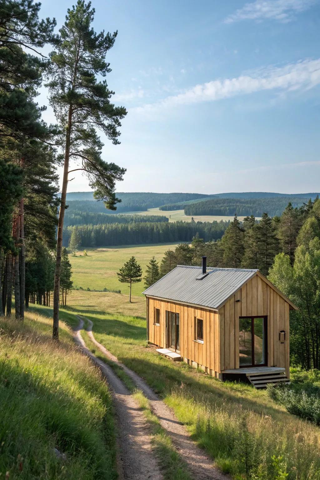 T1-11 plywood siding is a budget-friendly classic.