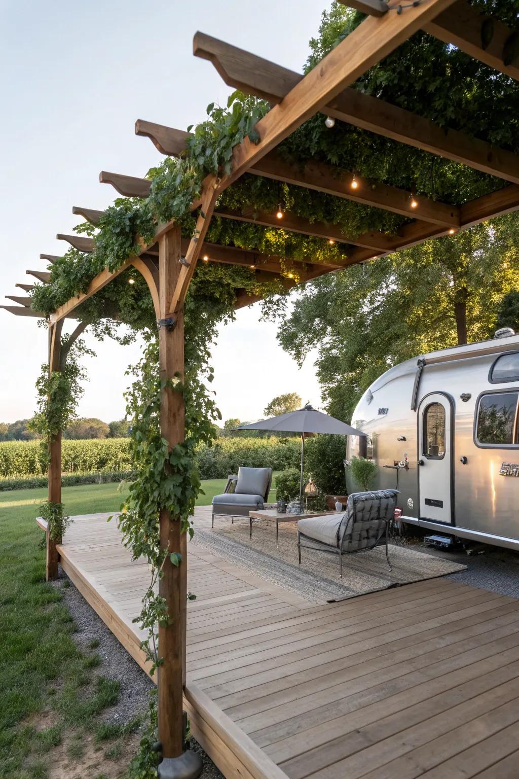 Enhance your outdoor space with a stylish patio cover.