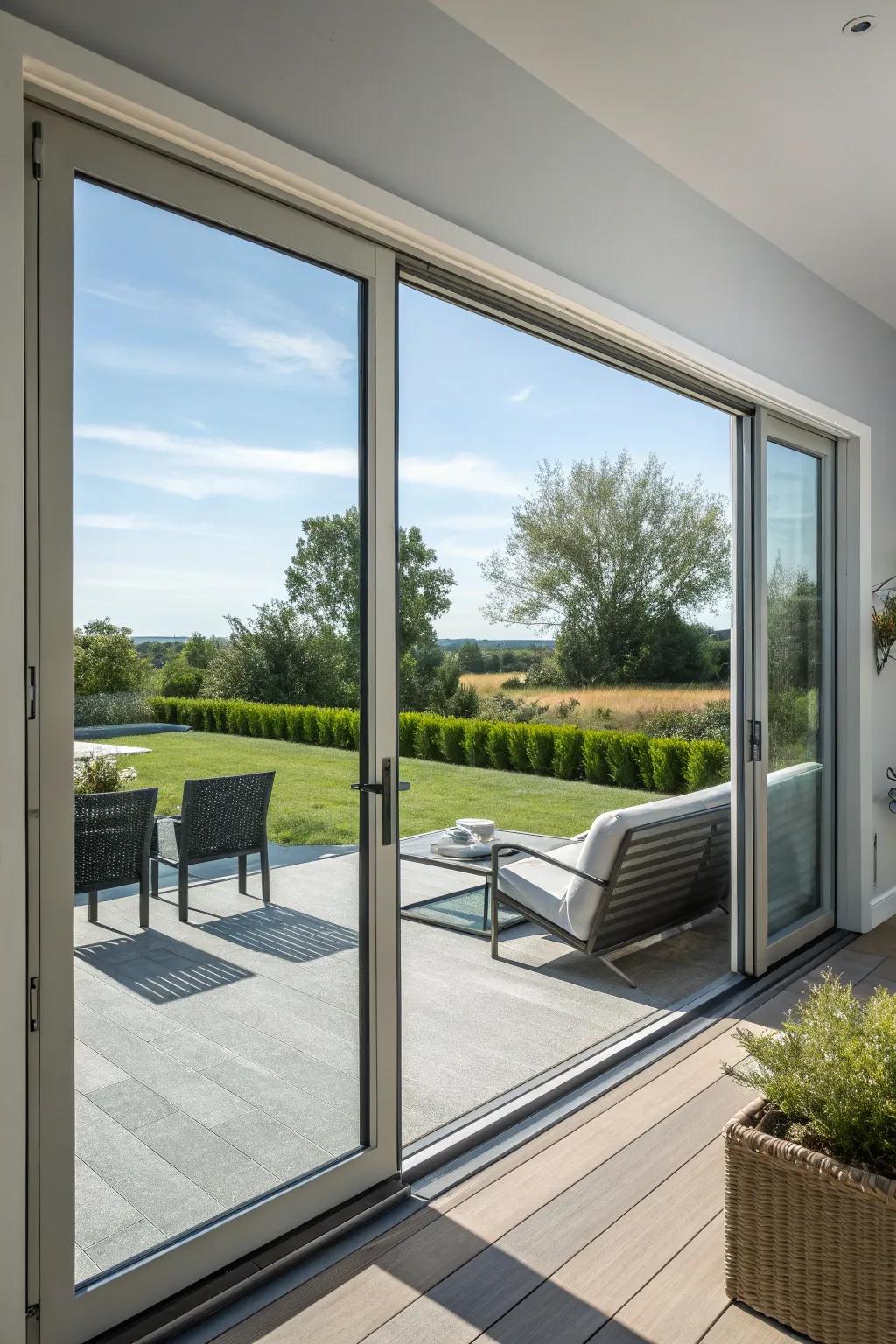 Durable aluminum-clad doors that withstand the test of time.