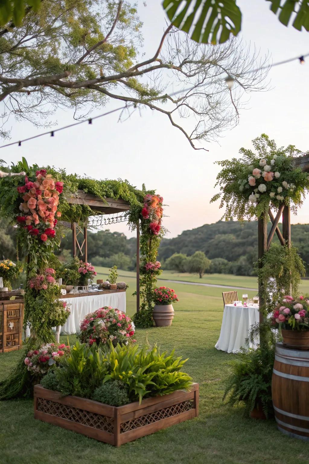Bring the beauty of nature into your party decor.