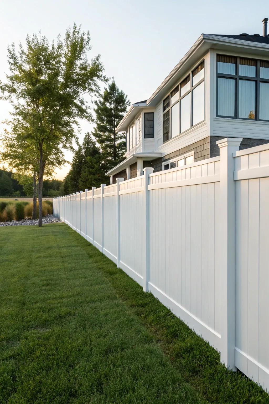 Vinyl fences offer a durable and low-maintenance solution for modern homes.