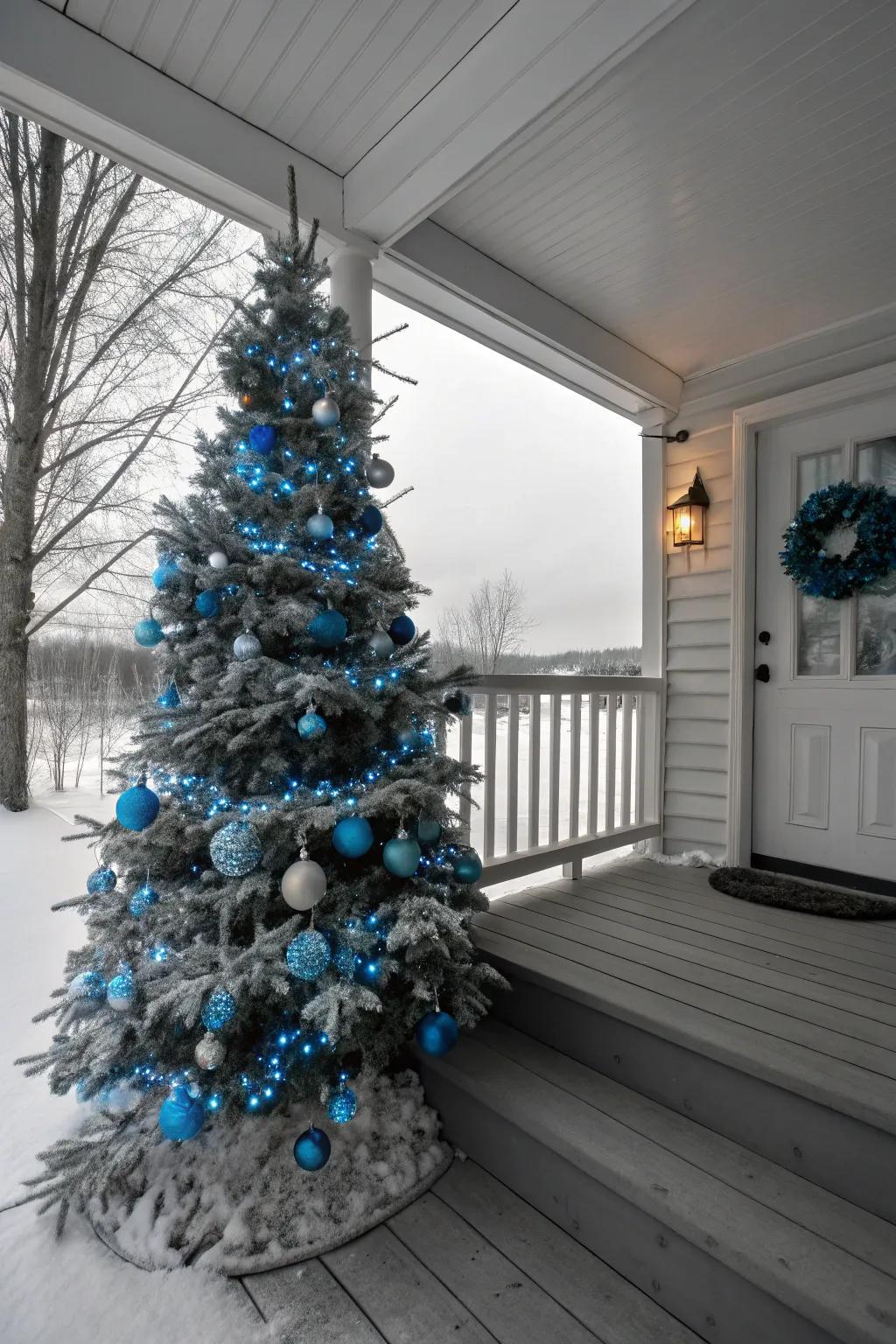 A unified color theme brings elegance to your holiday decor.