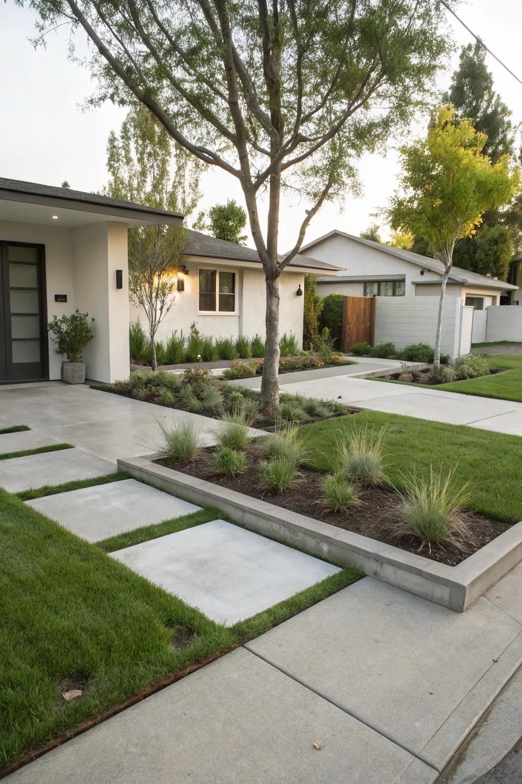 Minimalist design for a modern, clean curb appeal.