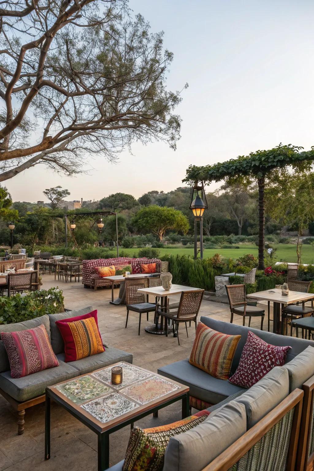 Comfortable seating ensures guests enjoy their stay.