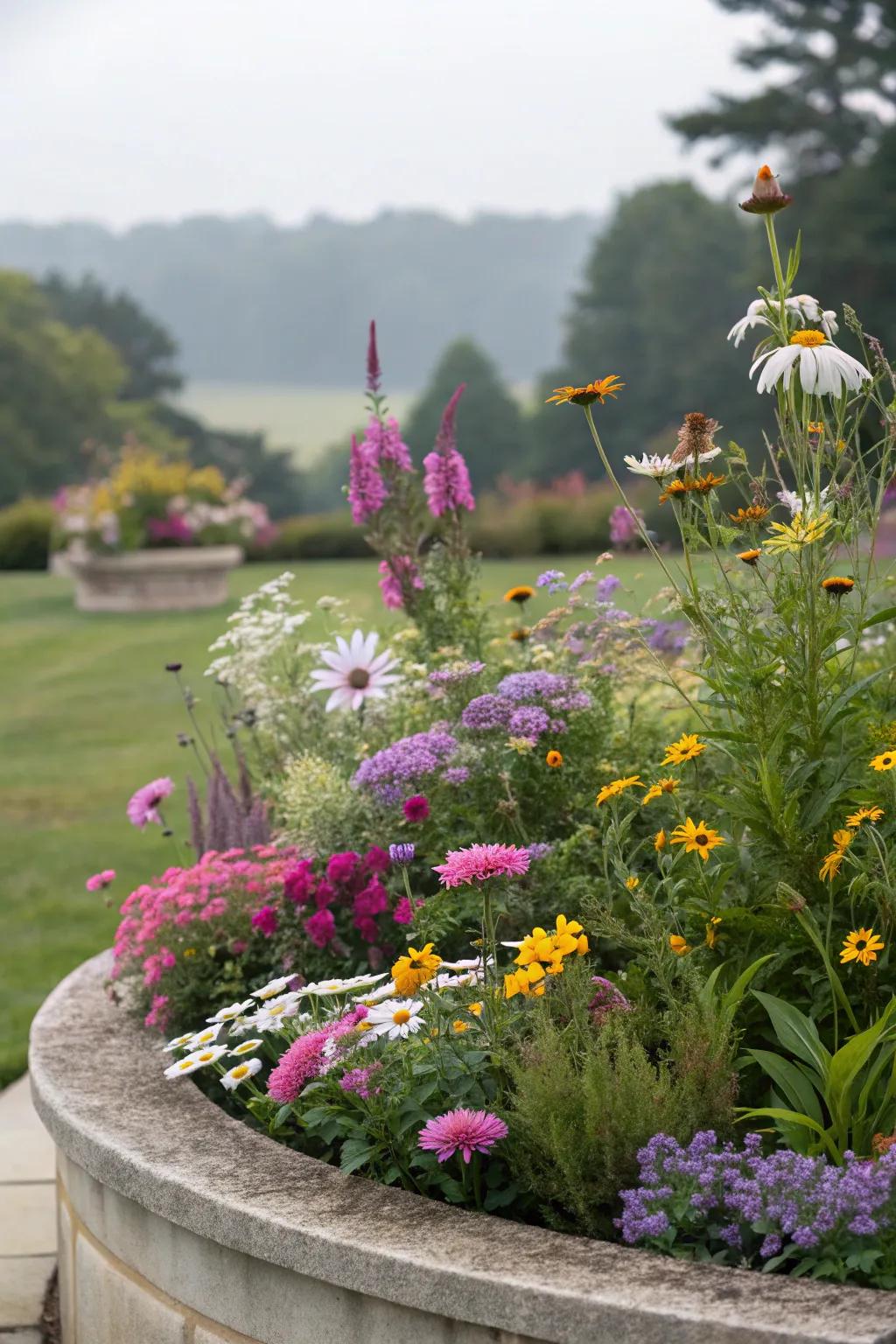 A wildflower wonderland brings a meadow's beauty to your yard.