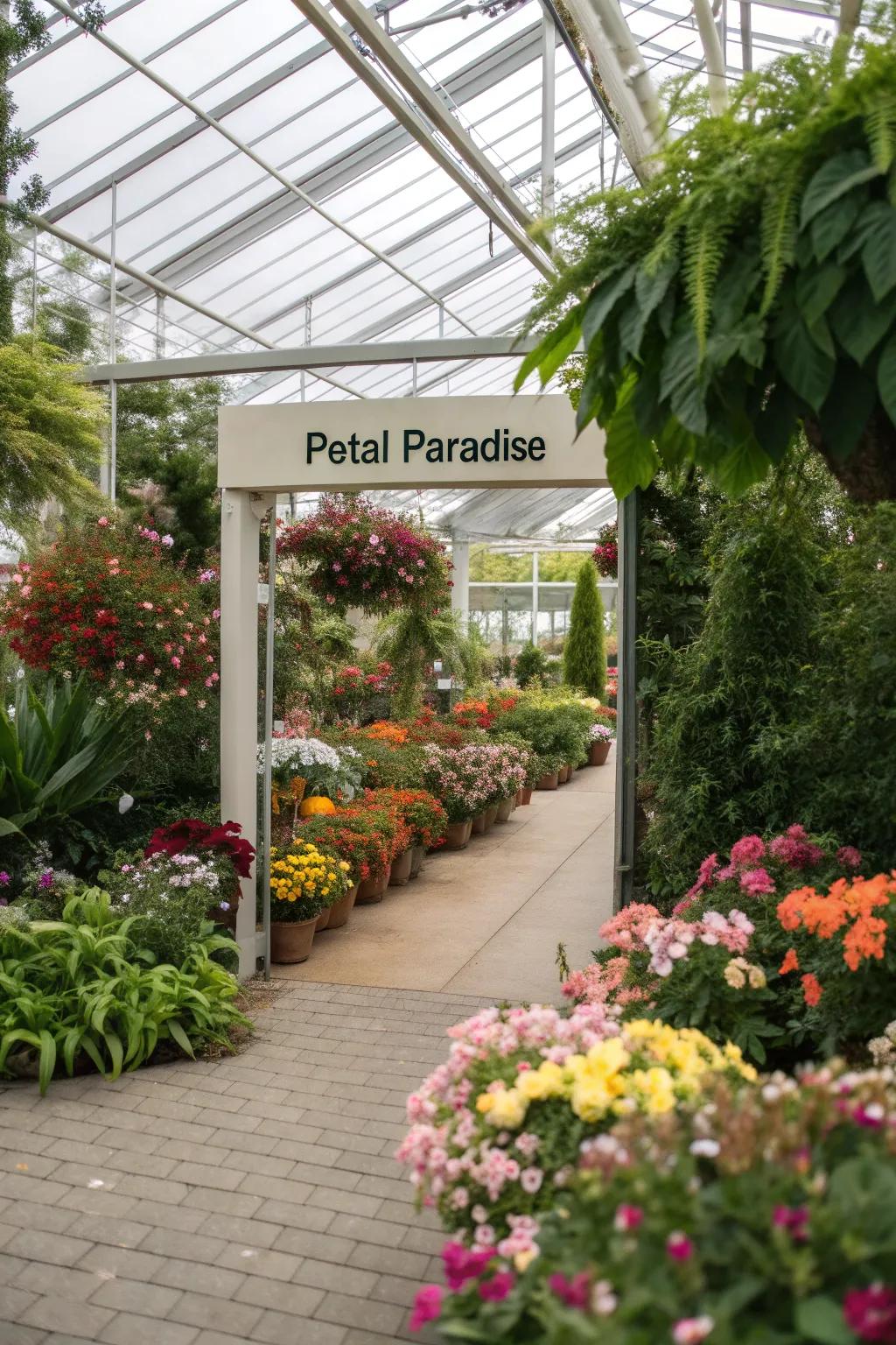 Create a floral wonderland with a name that enchants.