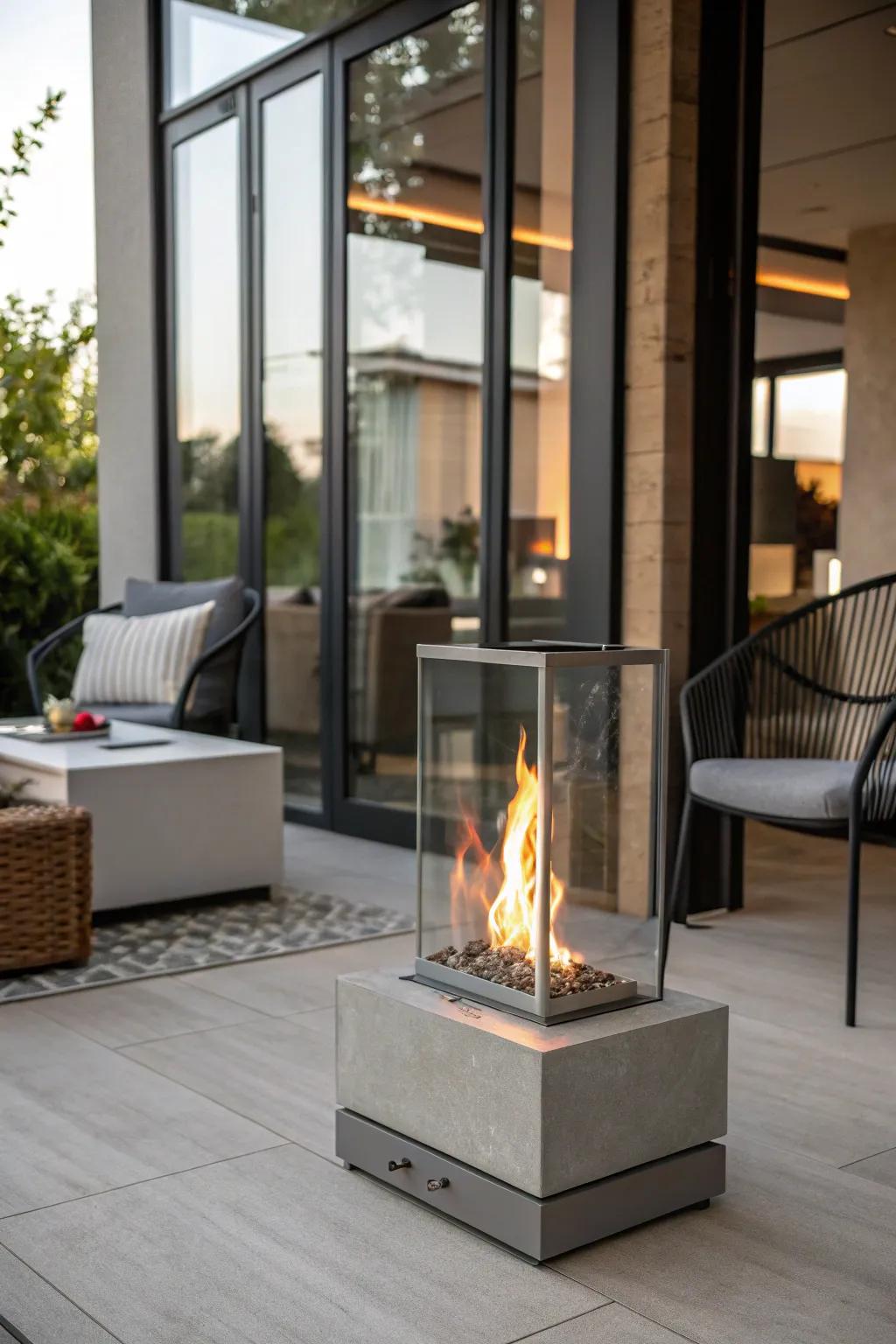 Ethanol fireplaces offer a clean and elegant fire experience, perfect for eco-conscious homes.