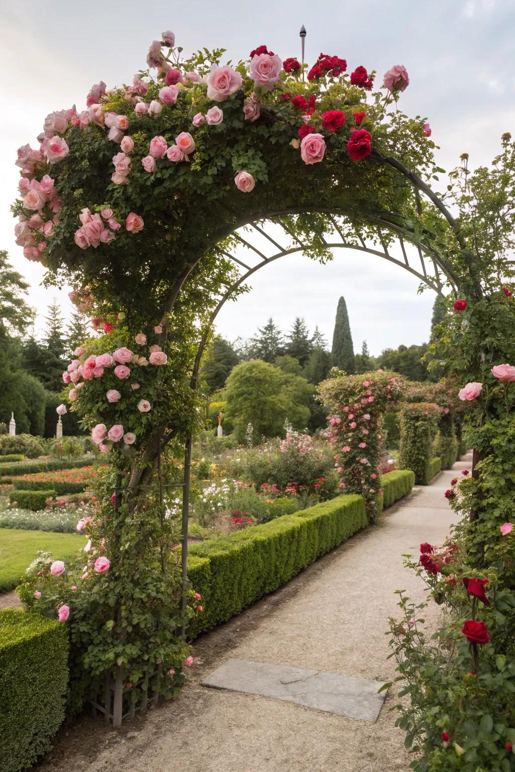 Archways create elegant transitions and invite exploration.