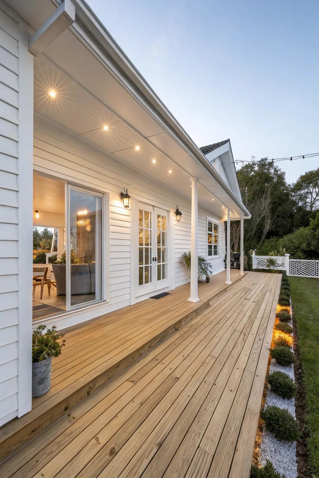 Clear finishes allow the natural beauty of wood to stand out.