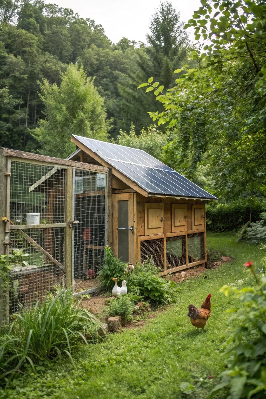 An eco-friendly habitat that prioritizes sustainability and innovation.