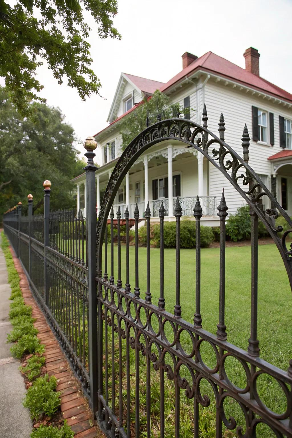 Arched tops provide elegance and enhanced privacy.