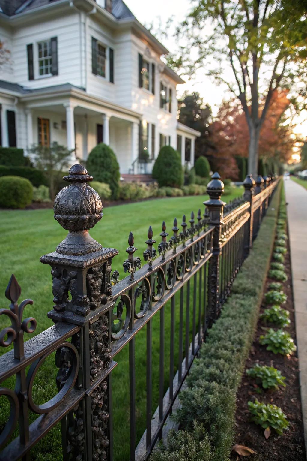 Balltop designs offer a sophisticated finish to fences.