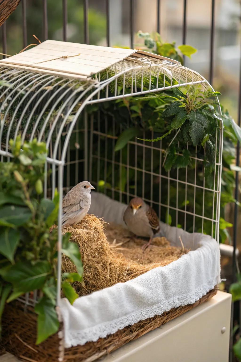 Create a safe retreat with a cozy hideaway.