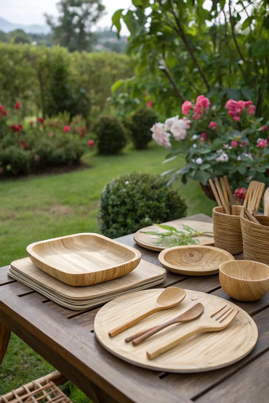 Sustainable tableware options that are both stylish and environmentally friendly.