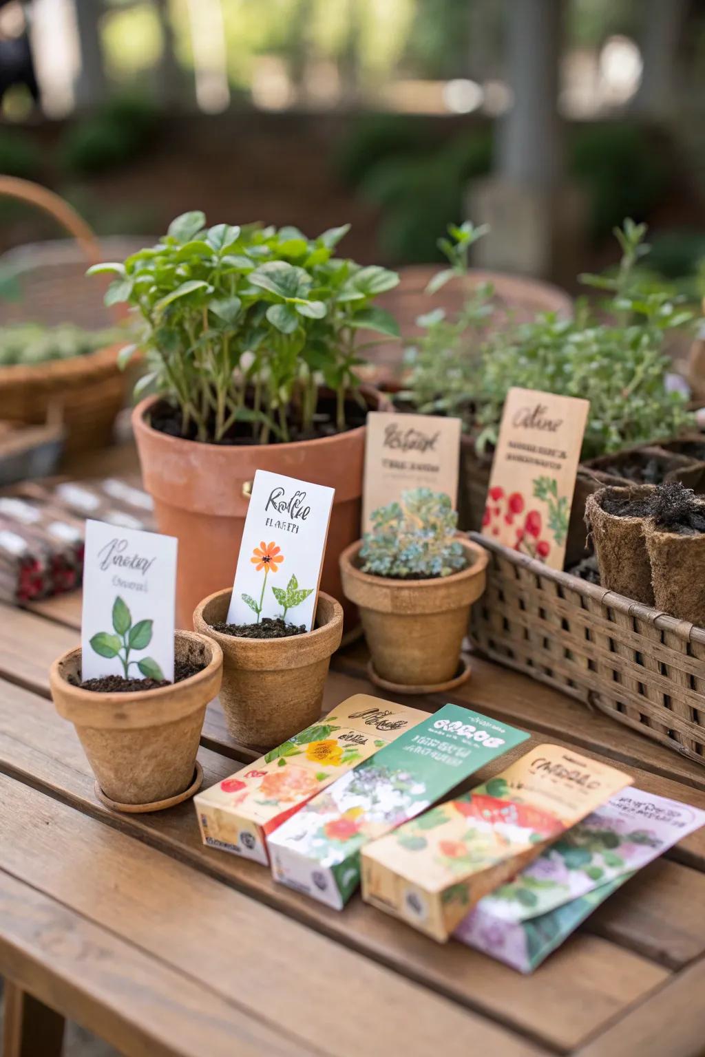 Thoughtful party favors that guests will cherish.