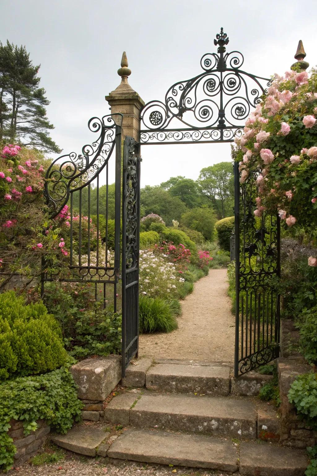 Victorian-inspired lines add artistic and historical charm.